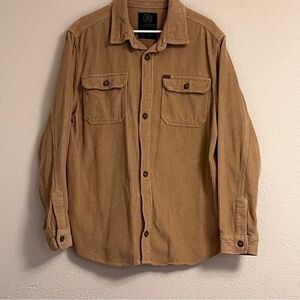 Buffalo David Bitton Corduroy Button Down Shirt With Pockets Size Large